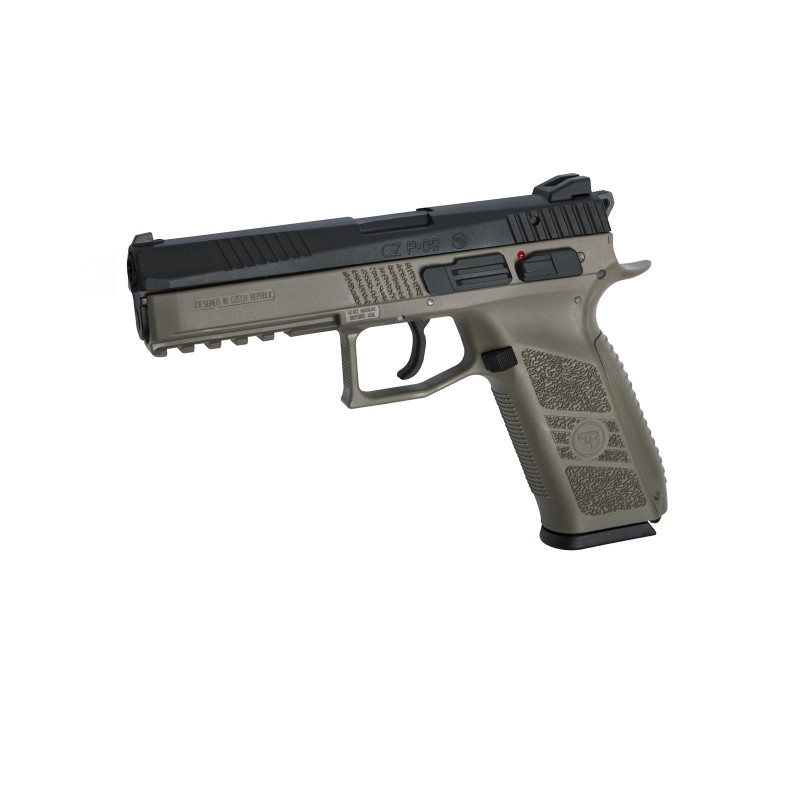 Pistol CZ P-09 FDE Duotone includes case - 6 mm GBB Co2