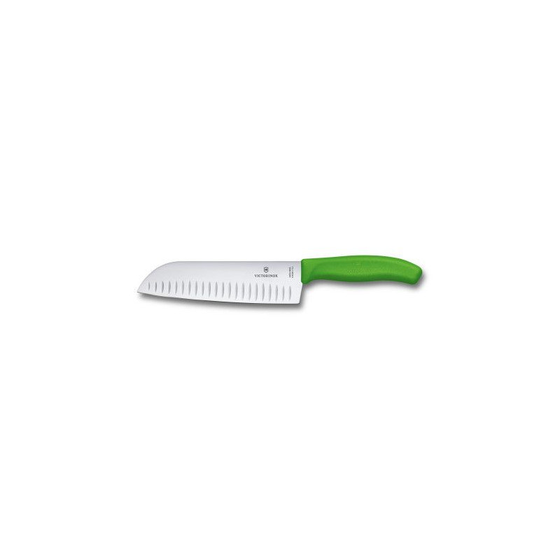 VICTORINOX SANTOKU SCHWEIZER MESSER 6.8526.17L4B GRÜN