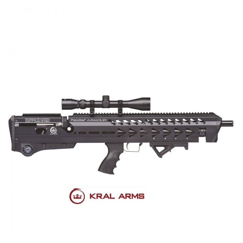 PCP KRAL Puncher Armour Carbine Nero 5.5 mm - 24 Joule