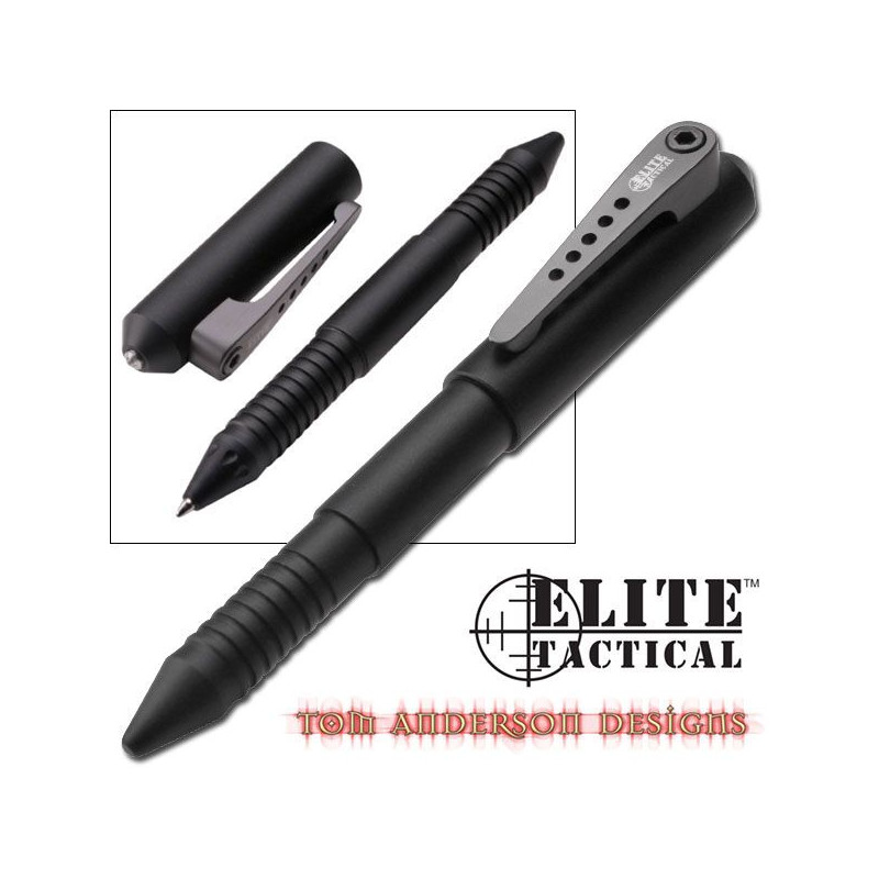 Stylo tactique CNC en aluminium avec brise-verre