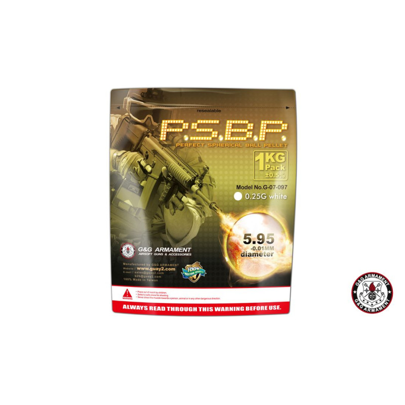 PERFEITO BB 0.25G 1KG BRANCO G&G (G-07-097)