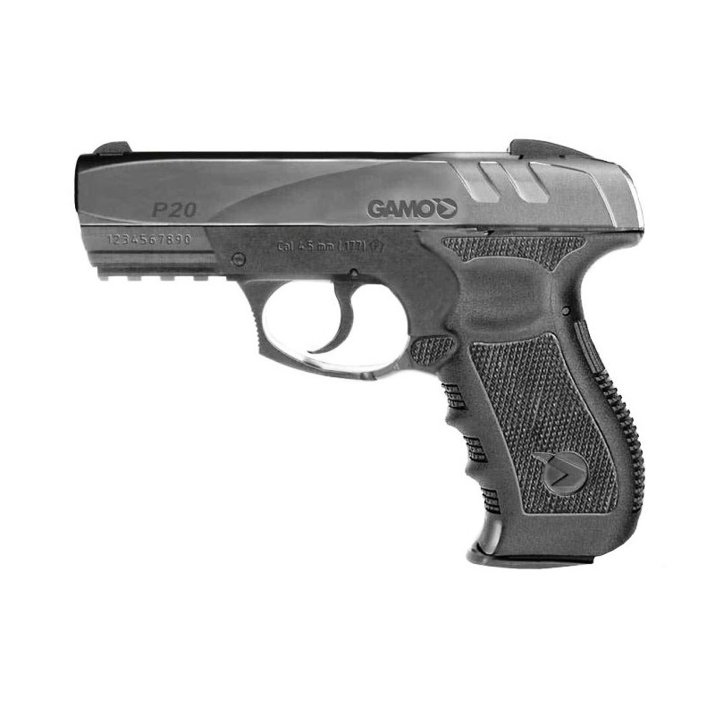 PISTOLA DE AIRE COMPRIMIDO CO2 GAMO GP20 COMBAT NON BLOWBACK 4,5 MM