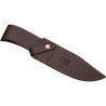 CUCHILLO DE MONTE ENTERIZO CON CACHAS DE OLIVO Y H