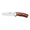 CUCHILLO MONTERO CON CACHAS DE MADERA ROJA PRENSAD