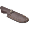 CUCHILLO DE MONTE ENTERIZO CON CACHAS DE OLIVO Y H