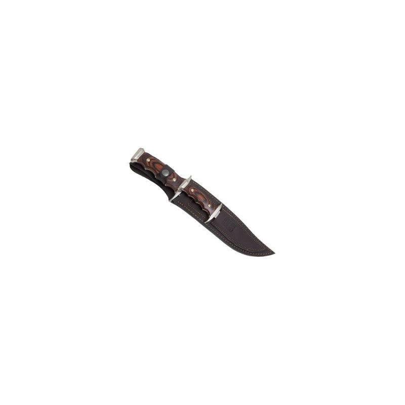 ZAMAK- ABS HANDLE SCALES AND 21 CM + 11 CM STAINLESS STEEL BLADE KANGAROO KNIFE wLEATHER SHEATH
