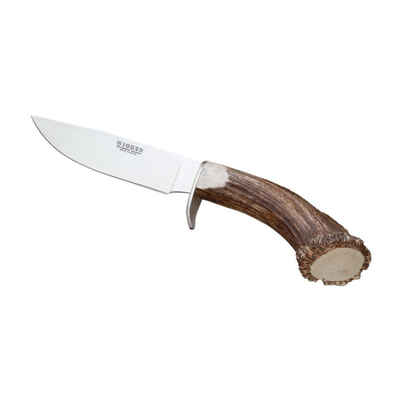 STAG HORN CROWN HANDLE 14 CM STAINLESS STEEL BLADE LENGTH OUTDOOR KNIFE