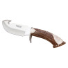 CUCHILLO DESOLLADOR CON PUÑO DE CIERVO CON ROSETA