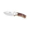 CUCHILLO DESOLLADOR CON CACHAS EN ASTA DE CIERVO Y
