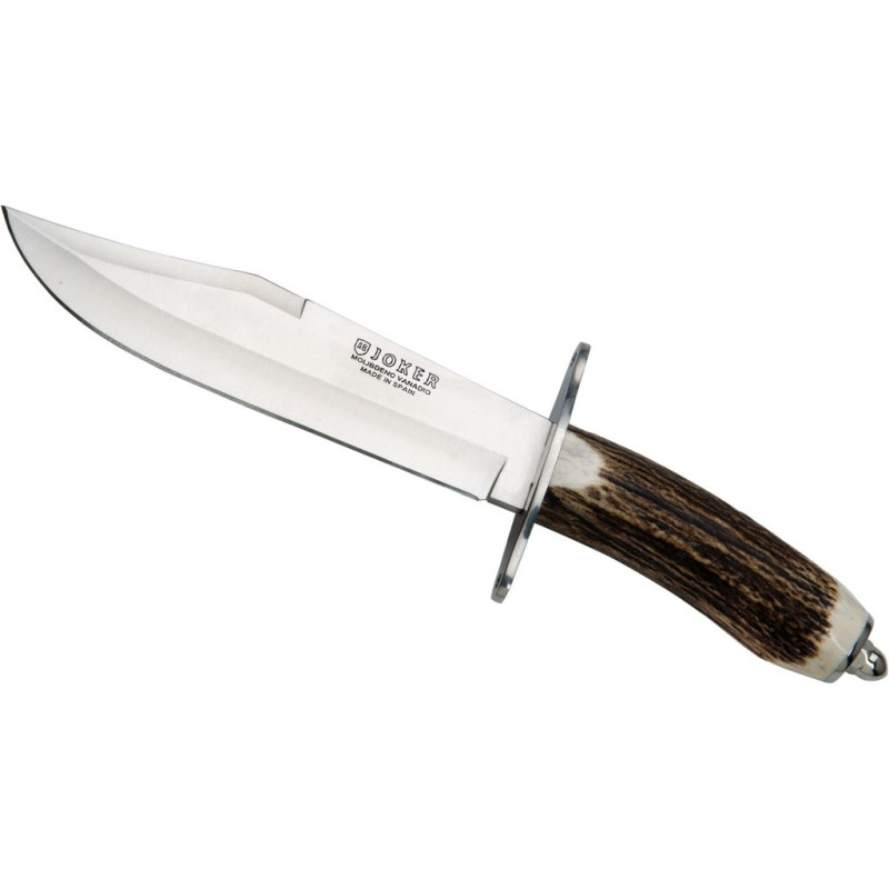STAG HORN BOWIE KNIFE 20 CM STAINLESS STEEL BLADE LENGTH