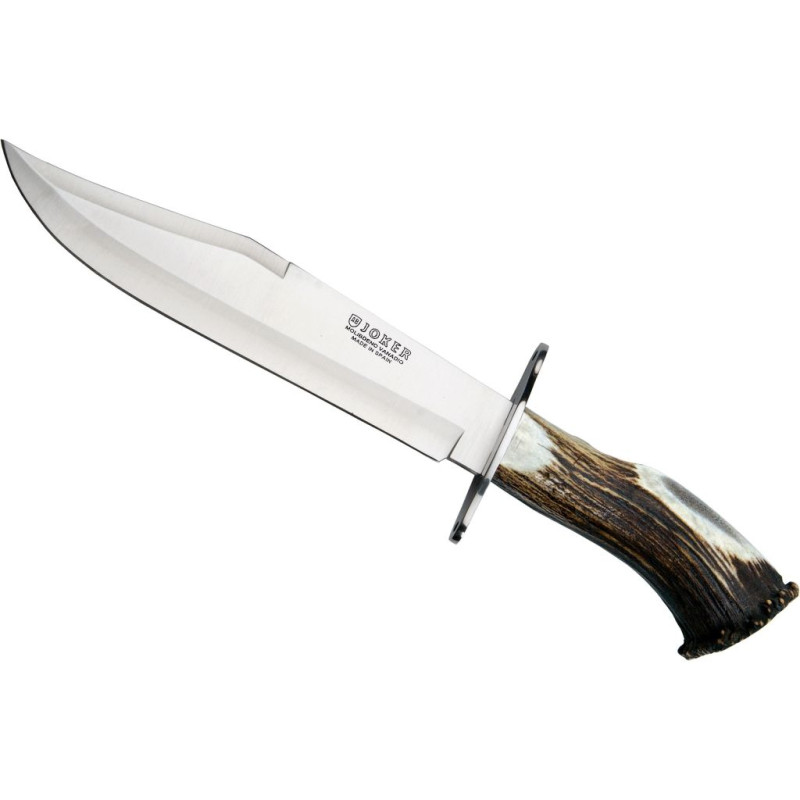 STAG HORN CROWN BOWIE KNIFE 25 CM STAINLESS STEEL BLADE LENGTH