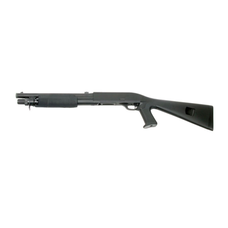 DOUBLE EAGLE (M56A) FULL STOCK 3RDS SHOT AIRSOFT SPRING RIOT SHOTGUN