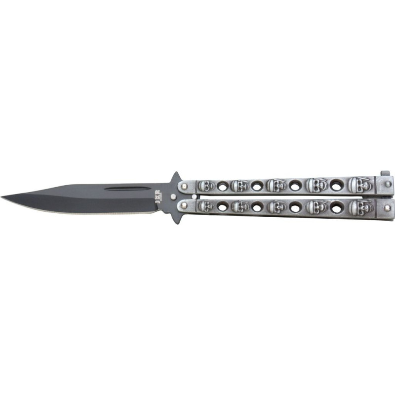 ZAMAK HANDLE 10 CM STAINLESS STEEL BLADE BUTTERFLY KNIFE