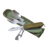 CUBIERTO DE CAMPING CON FUNDA DE NYLON