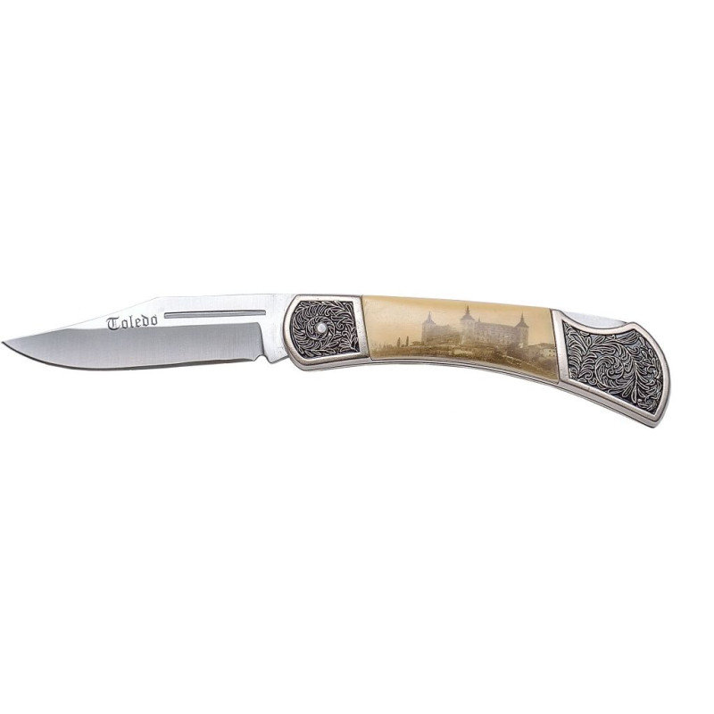 ALCAZAR MOTIVE HANDLE 8 CM LOCK BACK FOLDING KNIFE