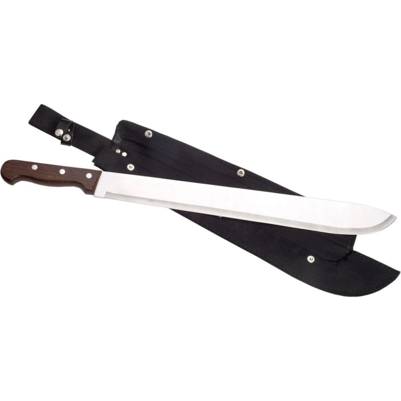 MACHETE WITH WOOD HANDLE AND BLADE LENGTH 45 CM