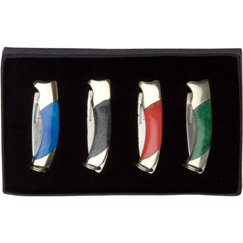 CONJUNTO DE 4 MINIATURAS VIR.BRASS BONE SCALE