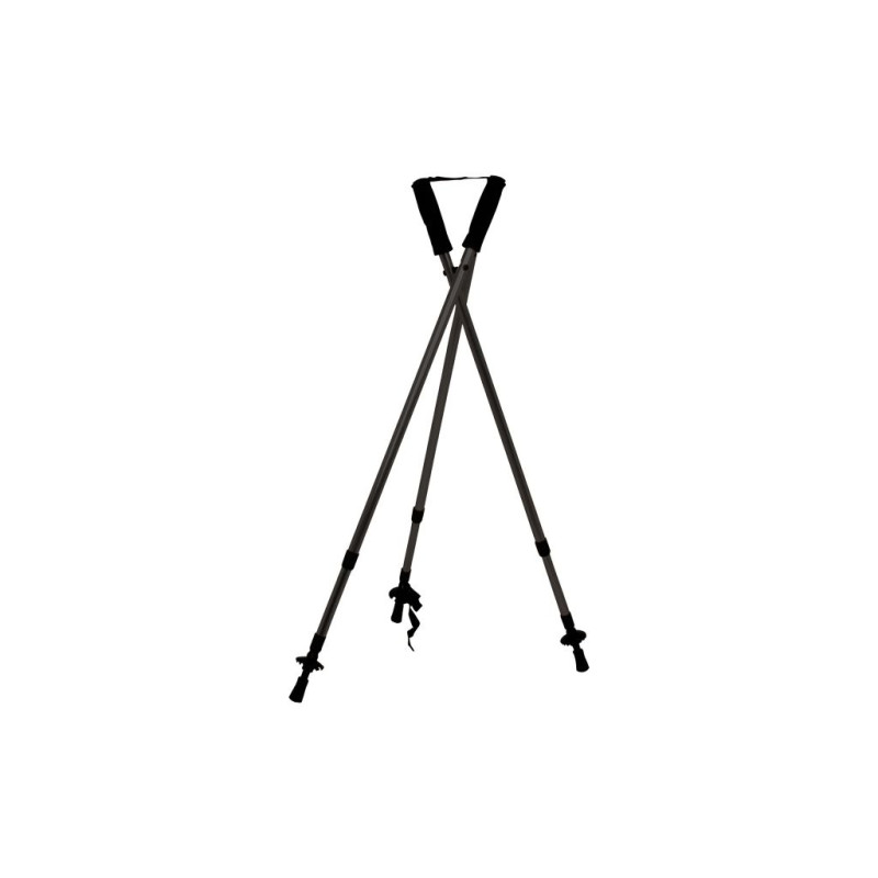PORTA FUCILE TELESCOPICO IN ALLUMINIO 3 GAMBE -3 PROLUNGHE