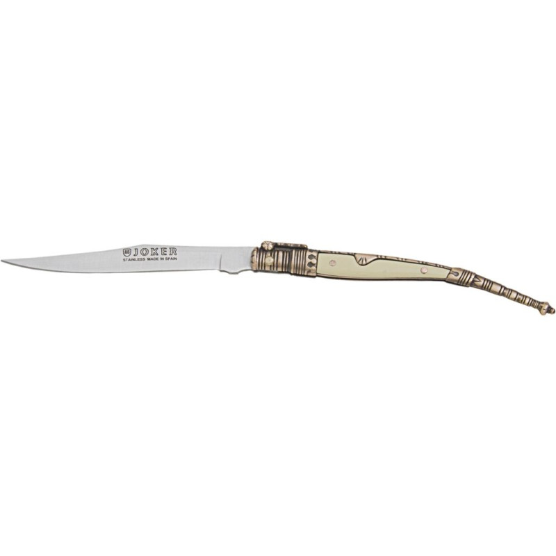 VERZIERTE STILETTO-MANSCHETTE ZAMAK-KLINGE 8,5 CM