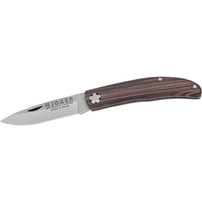 COLTELLO TASCABILE COLTELLO TASCABILE CON GUANCETTE IN PALISSANDRO E LAMA DA 6,5 CM
