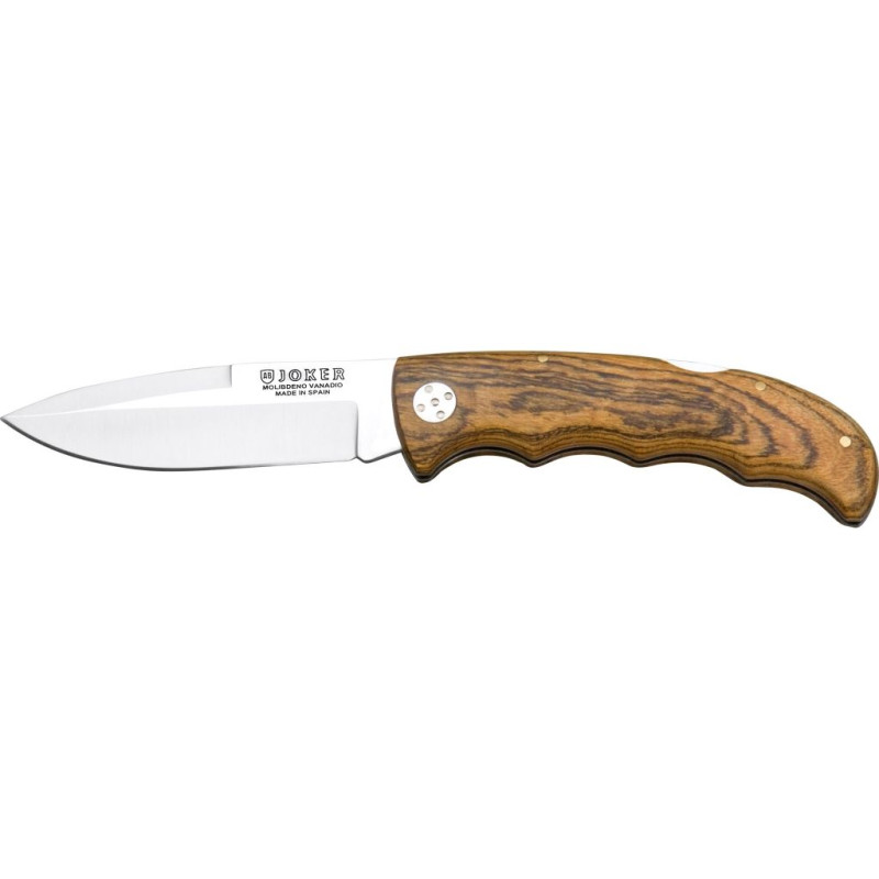 JOKER TERRIER HUNTING FOLDING KNIFE WITH BOCOTE HANDLE AND BLADE LENGTH 9 CM