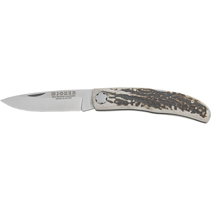 STAG HORN FOLDING POCKET KNIFE AND BLADE LENGTH 8 CM