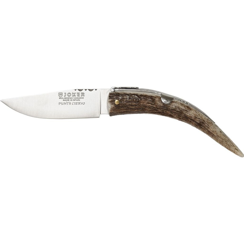 DEER POINT MESSERKLINGE 8,5 CM. INKLUSIVE ETUI.