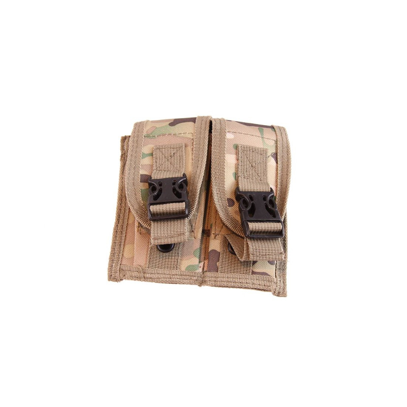 PORTE-2 CHARGEURS MOLLE MULTICAM CLIP CLOSURE