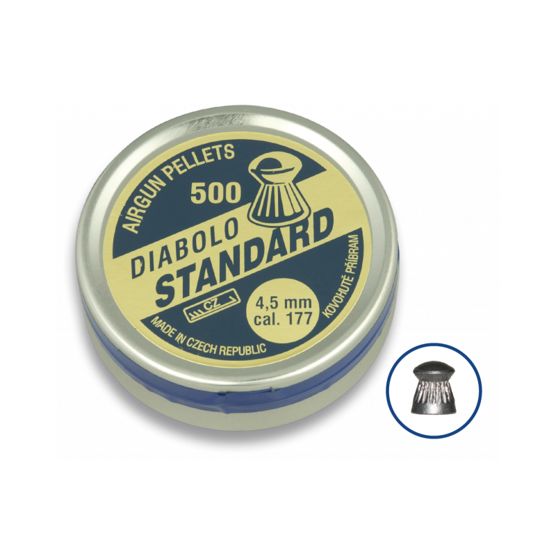 Airgun Pellets DIABOLO STANDARD 4.5MM (500pcs)
