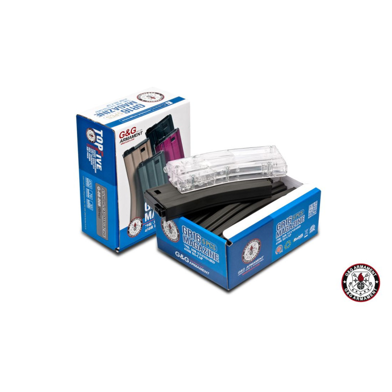 CONFEZIONE 5 CARICABATTERIE NERI G&G GR16 30BB (G-08-118)