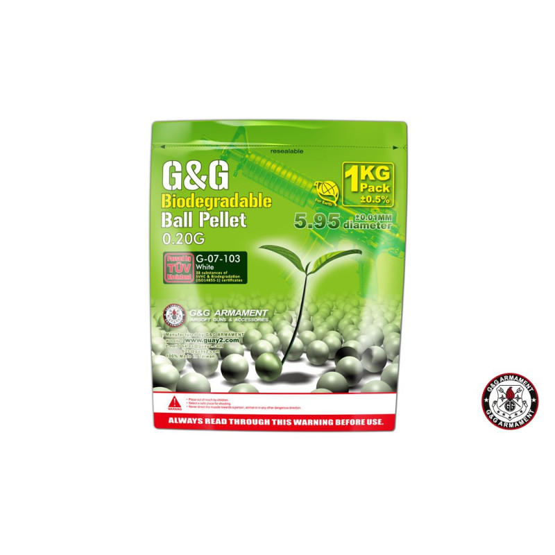 BIO BB 0.20G 1KG VERT G&G (G-07-128)