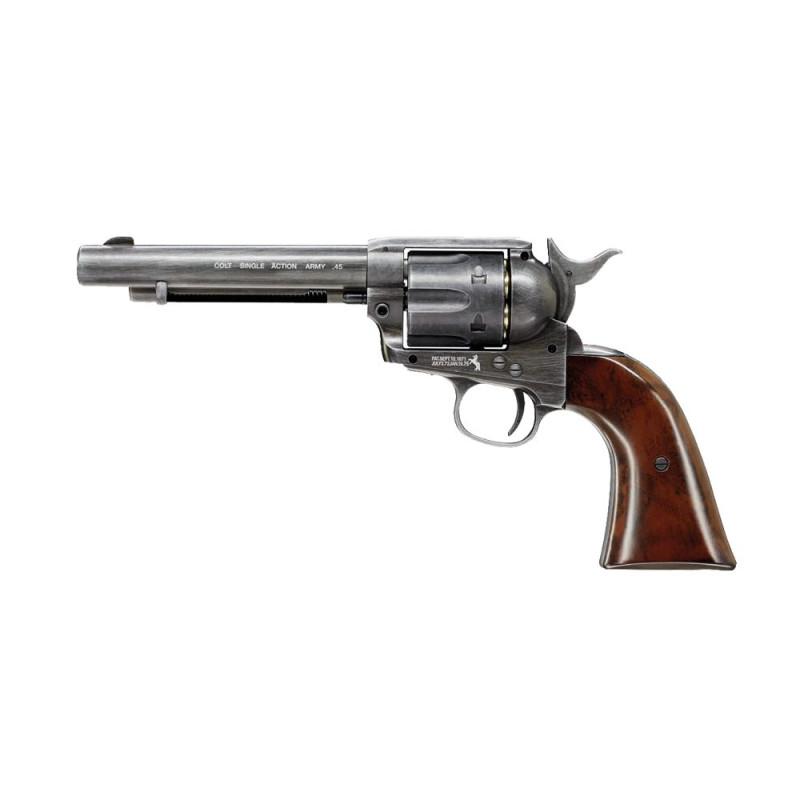 Revolver Colt Peacemaker Antique Finish Single Action Army Co2 - 4,5 mm BBs