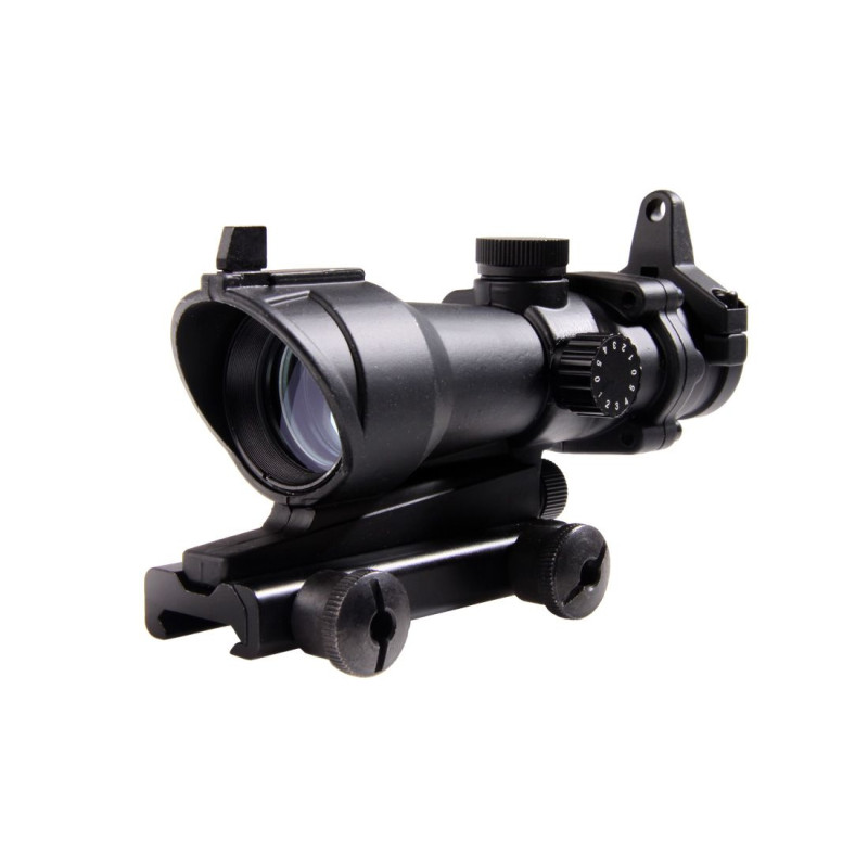 ACOG HD-2A PUNTEGGIATO DI ROSSO E VERDE. NERO