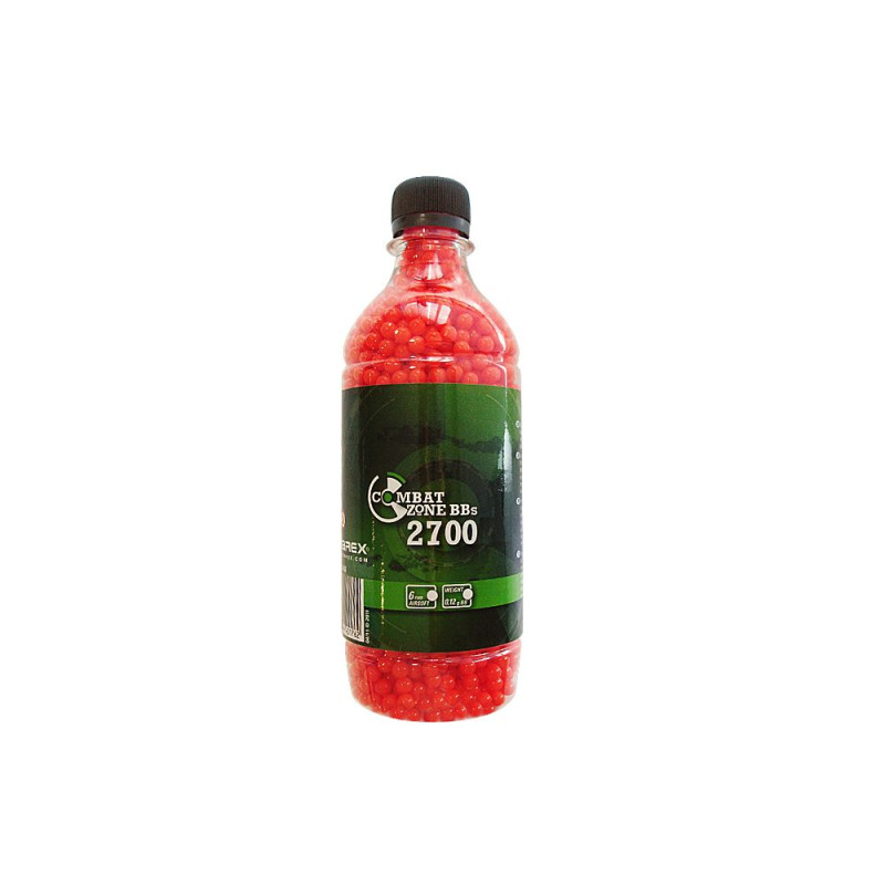 Biberon 0.12 g Orange 2700 Boules 6 mm