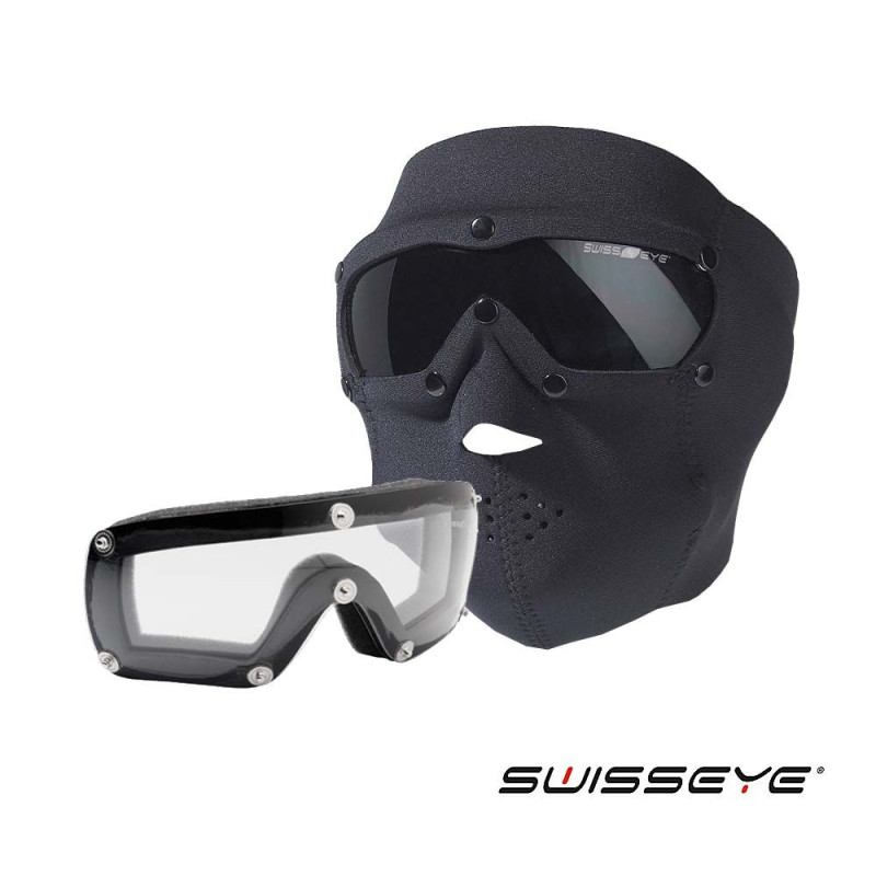S.W.A.T. Professional Neopren Maske schwarz - geräuchert