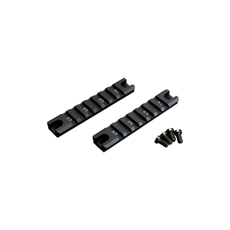 Ensemble de rails courts en aluminium CNC pour SR36 Series 2 pcs.