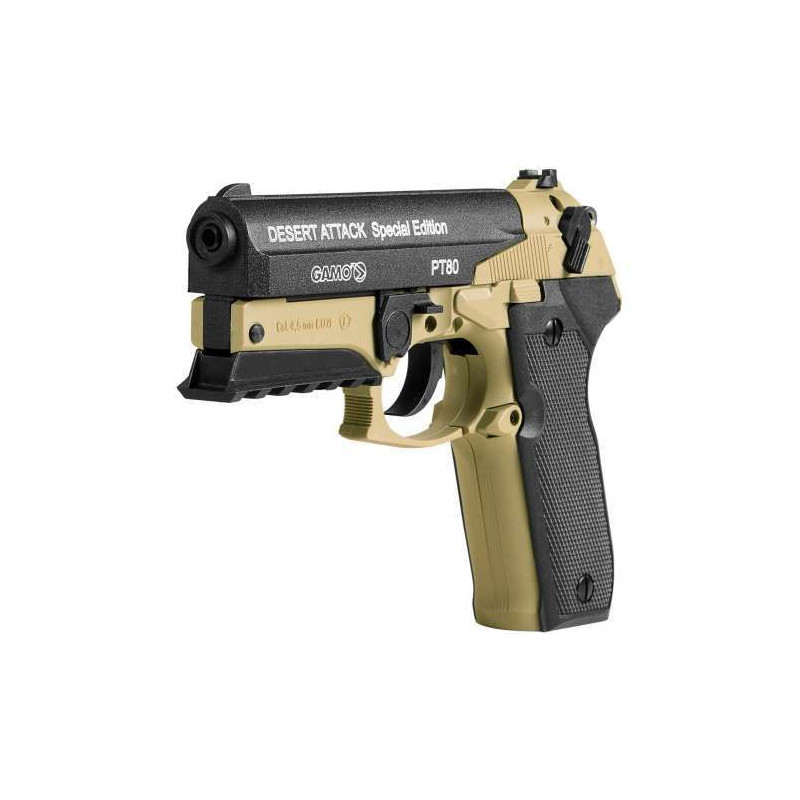 GAMO PT-80 DESERT ATTACK CO2 AIRGUN 4.5MM