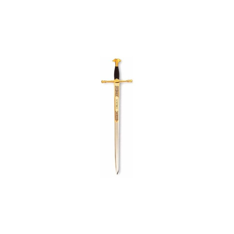 Espada Carlos V oro