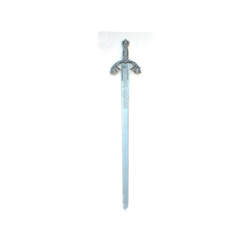 Espada Tizona del Cid infantil en plata enjevecida
