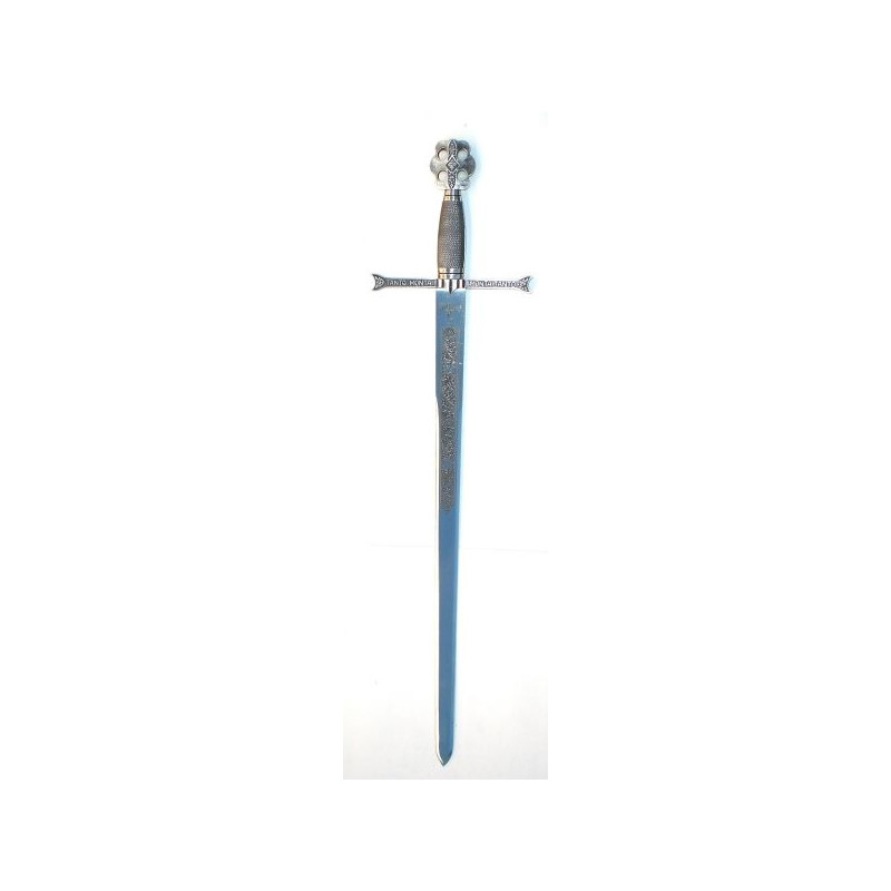 Sword Catholic Kings cadet in aged silver