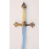 Espada Masona flamígera latón