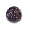 Moneda de Templario latón