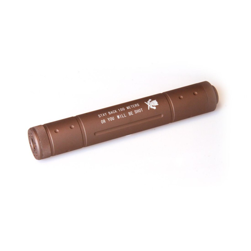 SILENCIADOR LARGO U.S. GOVT 195MM TAN