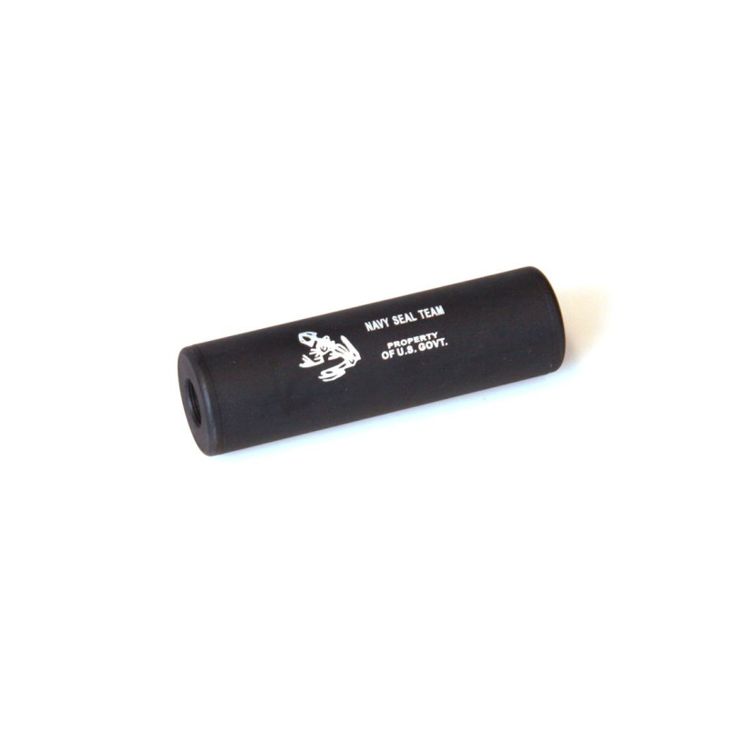 SILENCIADOR MIRROR FACE NAVY SEAL 105MM NEGRO