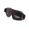 GAFAS DE PANTALLA CON MALLA DE ACERO NEGRAS