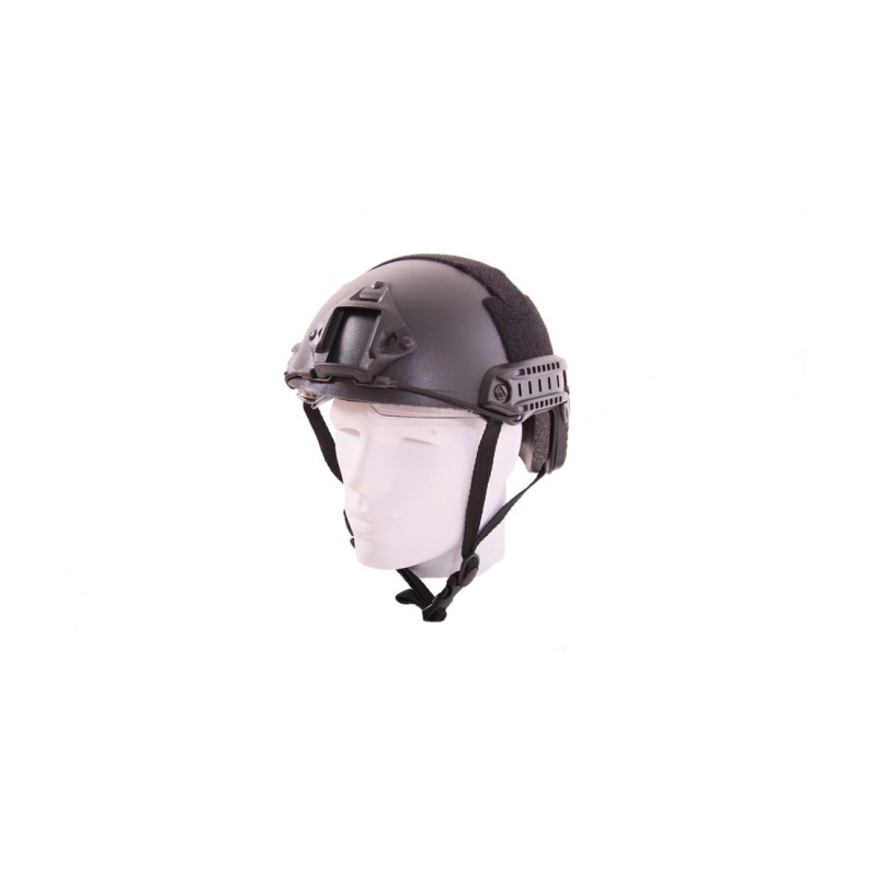HELMET FAST MH WITH SCREEN BLACK EMERSON