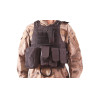 CHALECO PLATE CARRIER NEGRO DELTA TACTICS V07