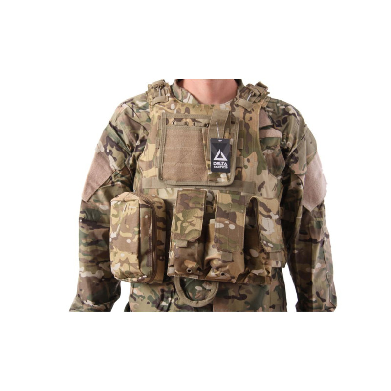 PLACA TRANSPORTADORA MULTICAM DELTA TACTICS V07 VEST