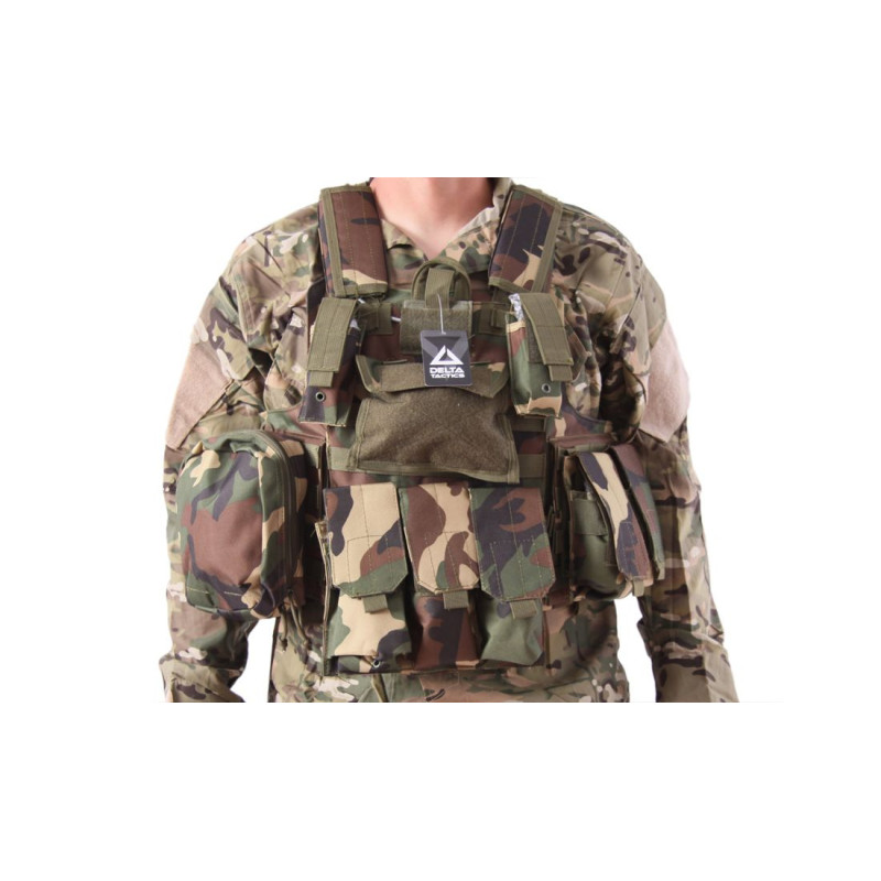 CHALECO CIRAS WOODLAND DELTA TACTICS V09