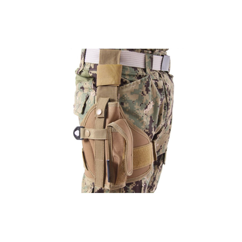 DELTA TACTICS UNIVERSAL COMPACT DROP LEG HOLSTER TAN